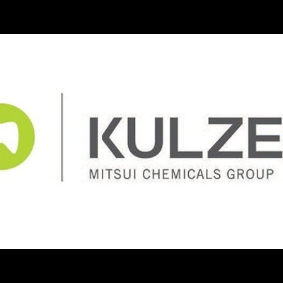 Logótipo da KULZER com dente verde e texto