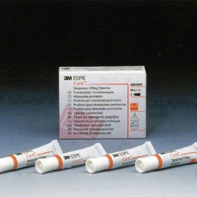 Tubos e embalagem de material de enchimento provisório 3M ESPE Cavit