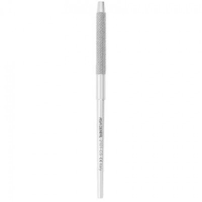 Lápis para sobrancelhas cinza metálico FAG BRASIL com textura texturizada