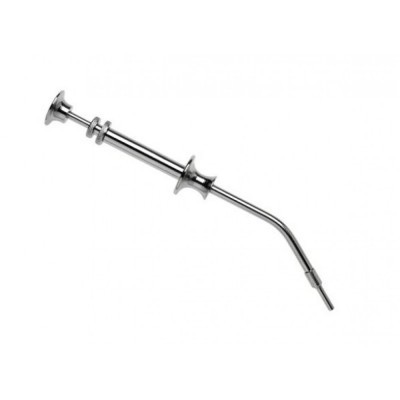 Bomba manual de aço inoxidável curvada