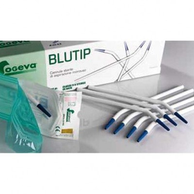 Cateteres estéreis Brutip com embalagens e acessórios em fundo claro