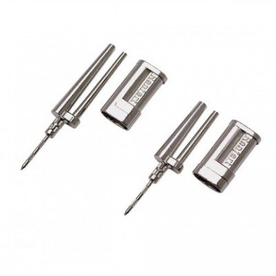 Brocas de metal pequenas com capas de proteção prateadas