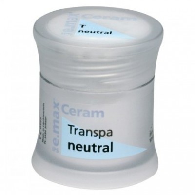 Frasco de vidro fosco com rótulo branco e tampa transparente