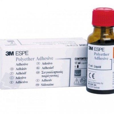 Frasco e caixa de adesivo Polyether da 3M ESPE em fundo branco