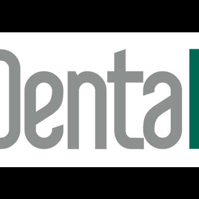 Logótipo DentaFlux com letras DF dentro de círculo verde e texto ao lado