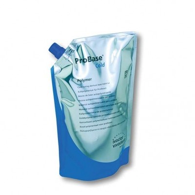 embalagem flexível azul e prateada ProBase cold