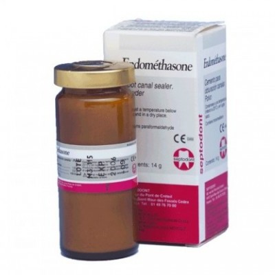 Frasco âmbar com tampa dourada e caixa branca e rosa do produto Eudométhasone