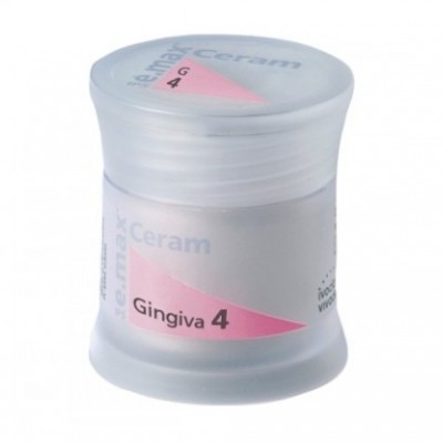 Frasco pequeno translúcido com rótulo rosa e cinzento Gingiva 4