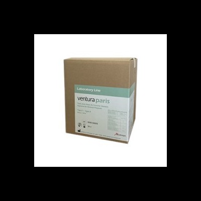 Caixa de cartão com etiqueta com texto 'Laboratory Line ventura paris'