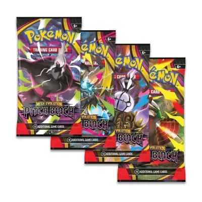 Pacotes de cartas Pokémon Mega Evolution Pitch Black