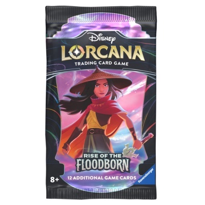 Pacote de cartas do jogo Disney Lorcana Rise of the Floodborn
