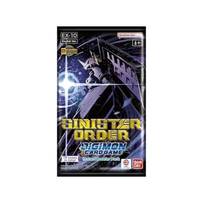 Pacote de cartas Digimon Card Game Sinister Order EX-10