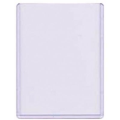 Capa plástica transparente retangular