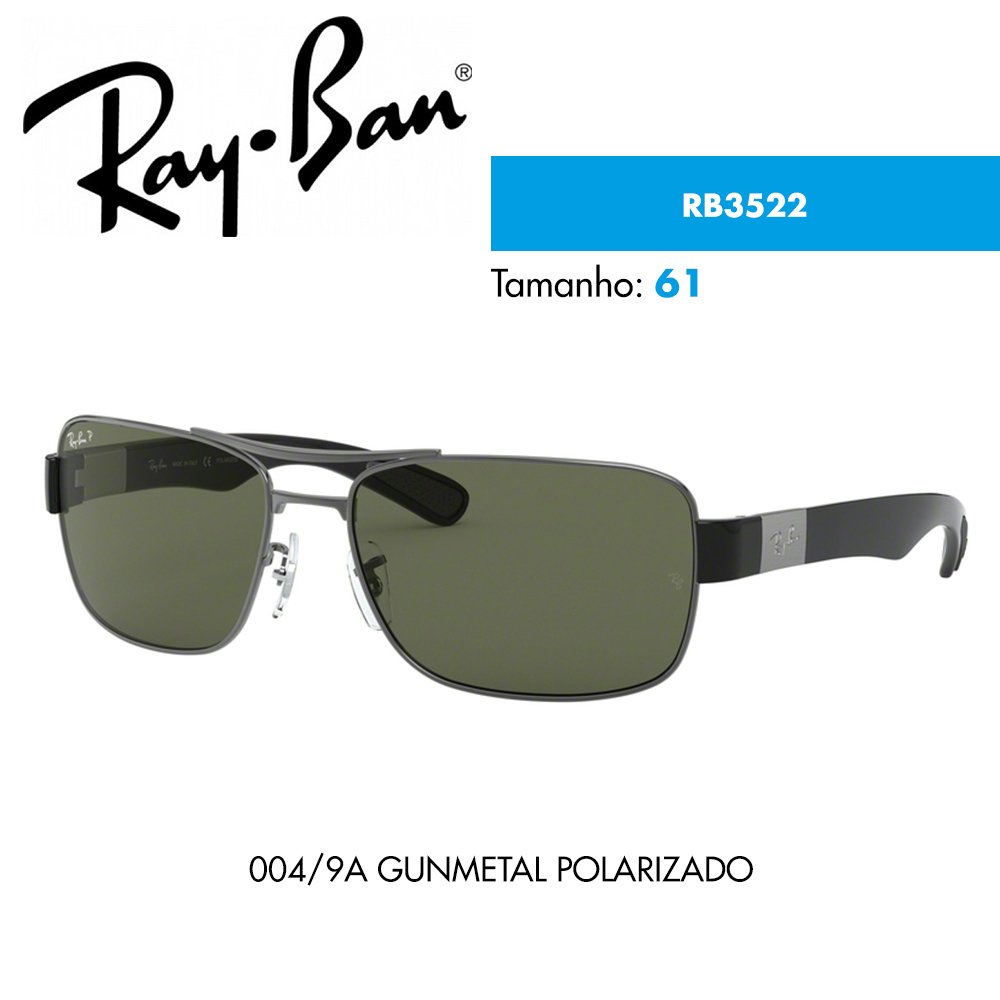 Óculos de sol Ray-Ban RB3522 Óculos de sol Ray-Ban RB3522