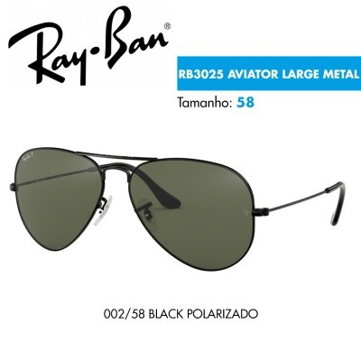 Óculos de sol Ray-Ban RB3025 AVIATOR