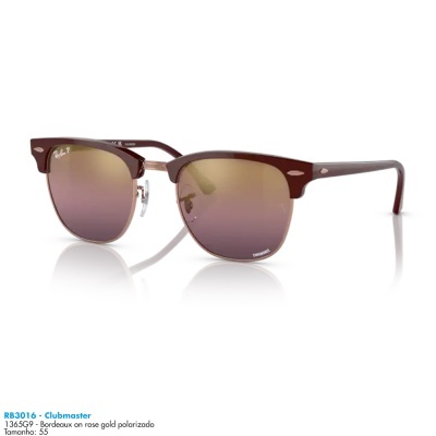 Óculos de sol Ray-Ban RB3016 CLUBMASTER