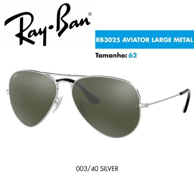 Óculos de sol Ray-Ban RB3025 AVIATOR