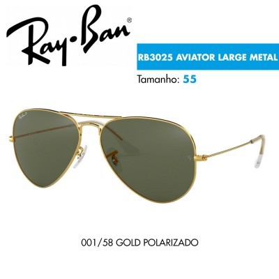 Óculos de sol Ray-Ban RB3025 AVIATOR