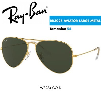 Óculos de sol Ray-Ban RB3025 AVIATOR