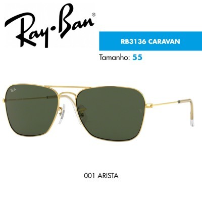 Óculos de sol Ray-Ban RB3136 CARAVAN