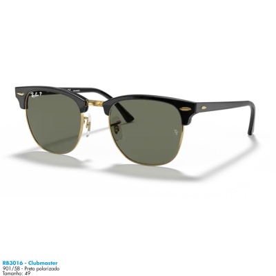 Óculos de sol Ray-Ban RB3016 CLUBMASTER