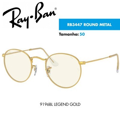 Óculos de sol Ray-Ban RB3447 ROUND METAL