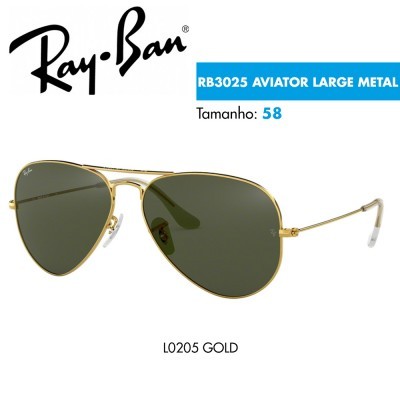 Óculos de sol Ray-Ban RB3025 AVIATOR