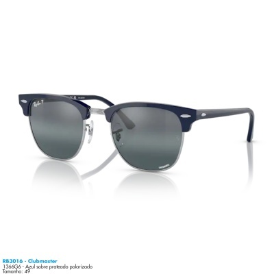 Óculos de sol Ray-Ban RB3016 CLUBMASTER