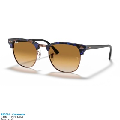 Óculos de sol Ray-Ban RB3016 CLUBMASTER
