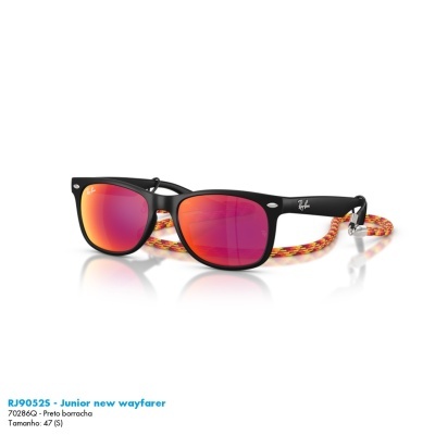 Óculos de sol Ray-Ban RJ9052S JUNIOR NEW WAYFARER