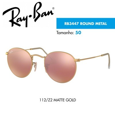 Óculos de sol Ray-Ban RB3447 ROUND METAL