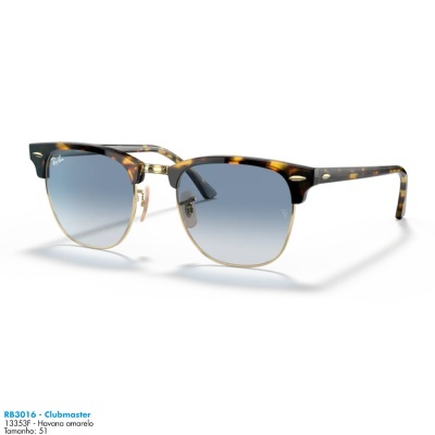 Óculos de sol Ray-Ban RB3016 CLUBMASTER