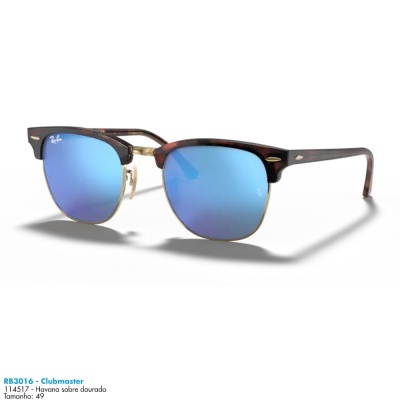 Óculos de sol Ray-Ban RB3016 CLUBMASTER