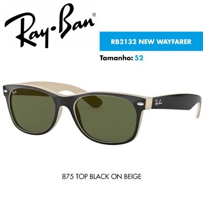 Óculos de sol Ray-Ban RB2132 NEW WAYFARER Óculos de sol Ray-Ban RB2132 NEW WAYFARER