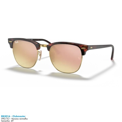 Óculos de sol Ray-Ban RB3016 CLUBMASTER