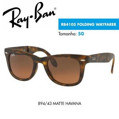 Óculos de sol Ray-Ban RB4105 FOLDING WAYFARER