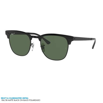 Óculos de sol Ray-Ban RB3716 CLUBMASTER METAL