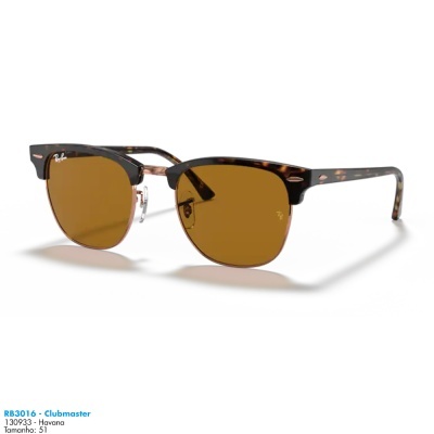 Óculos de sol Ray-Ban RB3016 CLUBMASTER