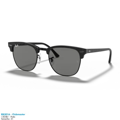 Óculos de sol Ray-Ban RB3016 CLUBMASTER