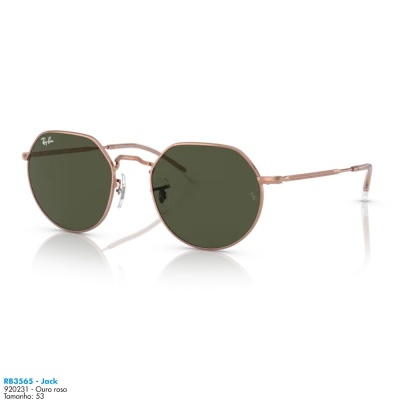 Óculos de sol Ray-Ban RB3565 JACK Óculos de sol Ray-Ban RB3565 JACK