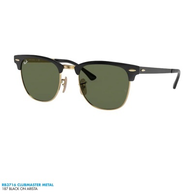 Óculos de sol Ray-Ban RB3716 CLUBMASTER METAL