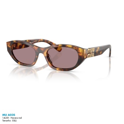 Óculos de sol Miu Miu MU A03S Óculos de sol Miu Miu MU A03S