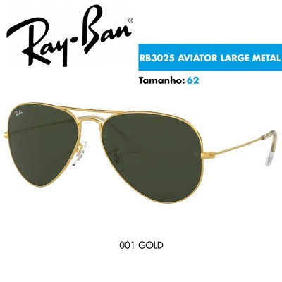 Óculos de sol Ray-Ban RB3025 AVIATOR