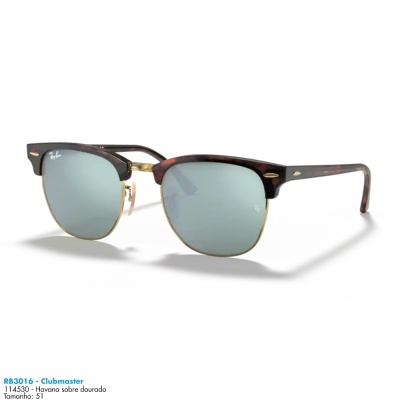 Óculos de sol Ray-Ban RB3016 CLUBMASTER