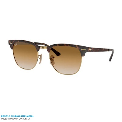 Óculos de sol Ray-Ban RB3716 CLUBMASTER METAL