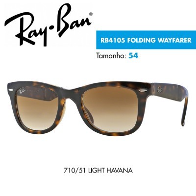 Óculos de sol Ray-Ban RB4105 FOLDING WAYFARER