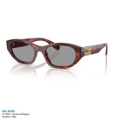 Óculos de sol Miu Miu MU A03S Óculos de sol Miu Miu MU A03S