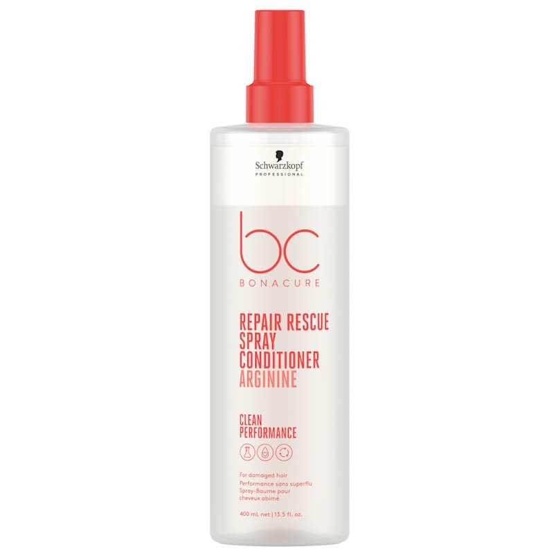 Frasco de spray condicionador BC Bonacure Repair Rescue da Schwarzkopf