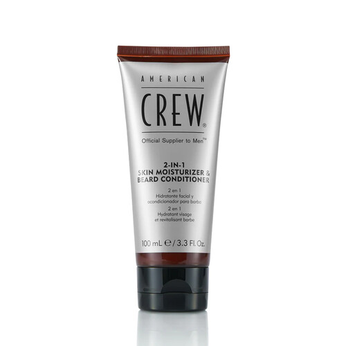 Frasco do hidratante e condicionador de barba American Crew