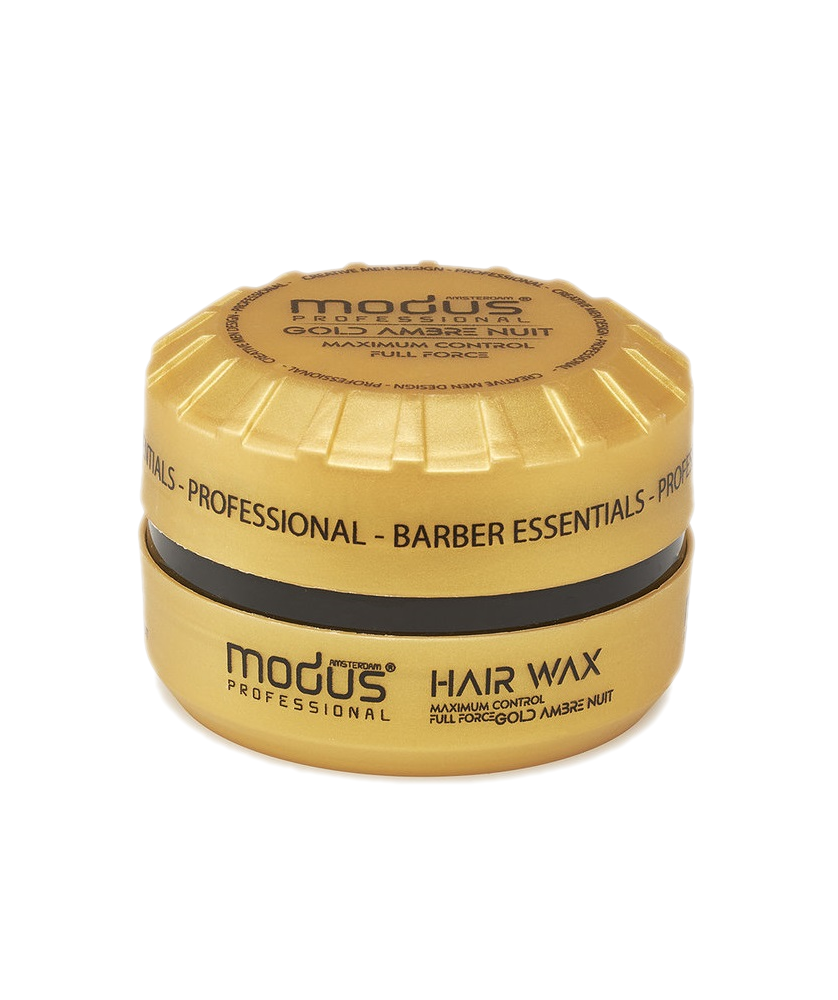 Pote dourado de cera para cabelo Modus Professional Hair Wax